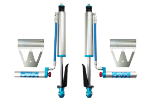 Toyota Land Cruiser Shock Absorber Set - Rear - King Shocks - 2.5 Dia Remote Res Shock w/Adjuster - `07-`21